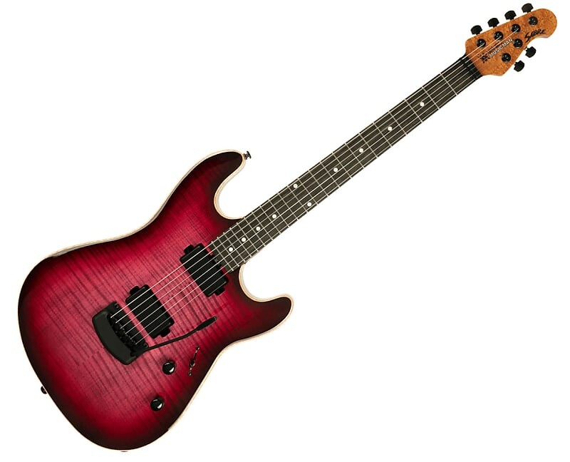 

Электрогитара Ernie Ball Music Man Sabre HT Electric Guitar - Raspberry Burst