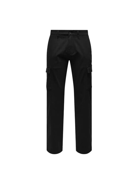 

Тканевые шорты regular fit Only & Sons, черный