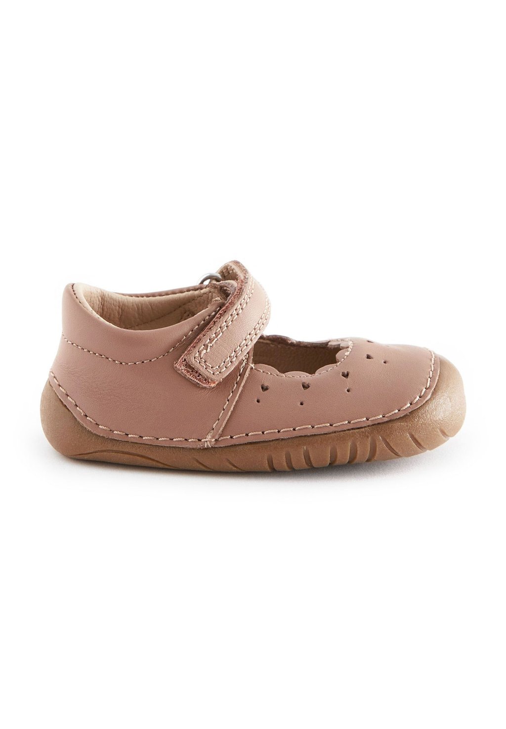 Туфли для первых шагов Crawler Mary Jane Wide Fit G Next, цвет tan brown leather обувь для первых шагов chelsea next цвет tan brown