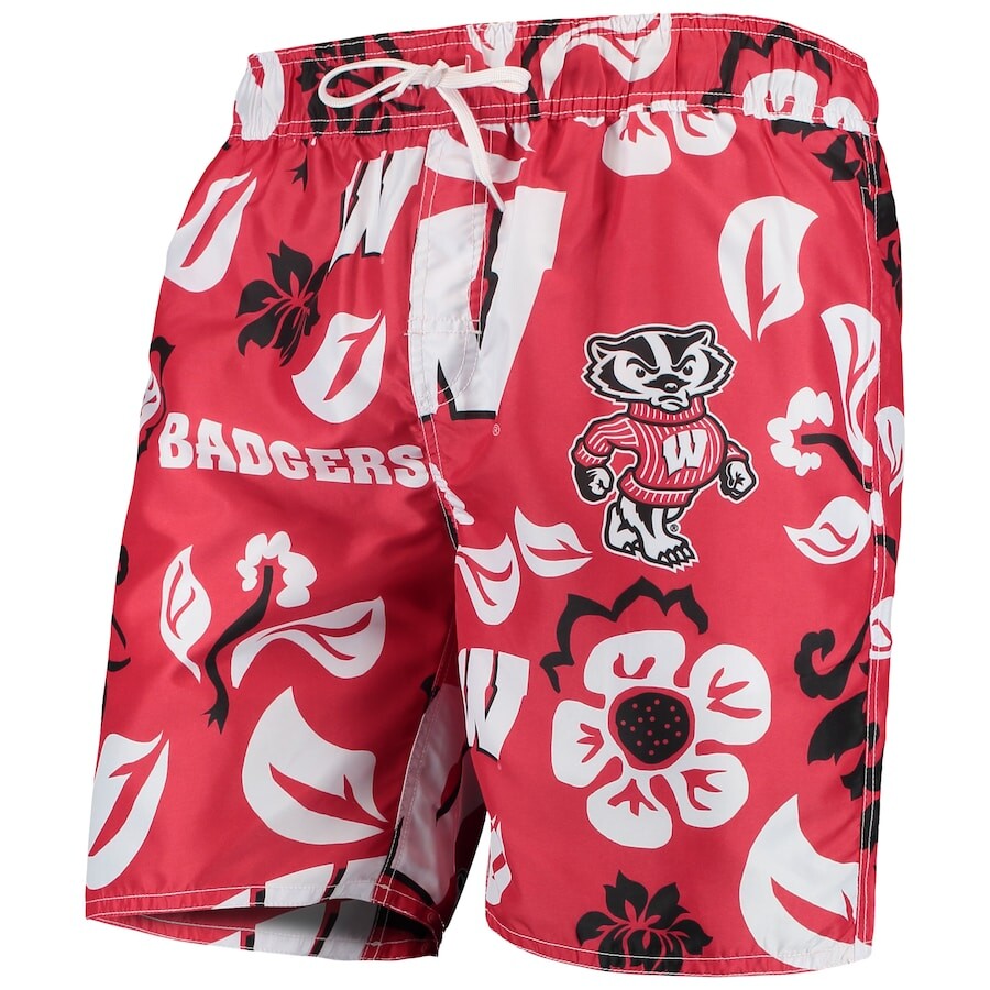 

Пляжные шорты Wes & Willy Wisconsin Badgers, красный
