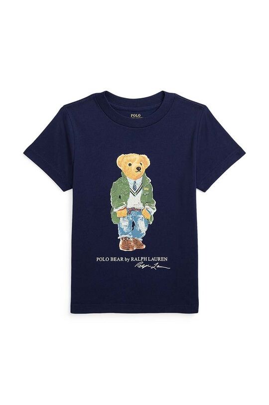 

Polo Ralph Lauren Детская хлопковая футболка, военно-морской