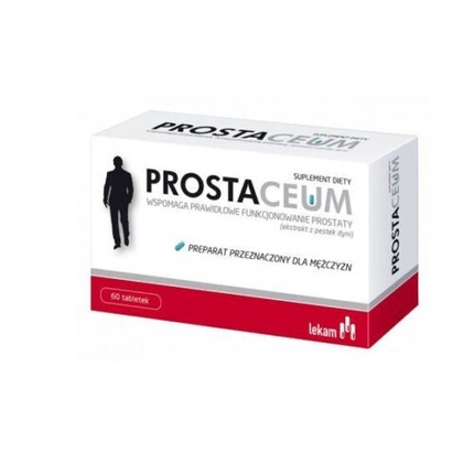 Prostaceum Здоровая простата 60 таблеток, Lek-Am биодобавка простата плюс prostate support 60 таблеток