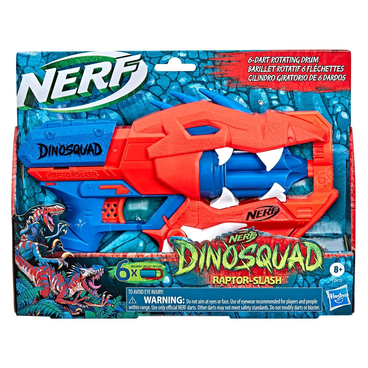 

Пенный бластер для дротиков Nerf DinoSquad Raptor-Slash Nerf