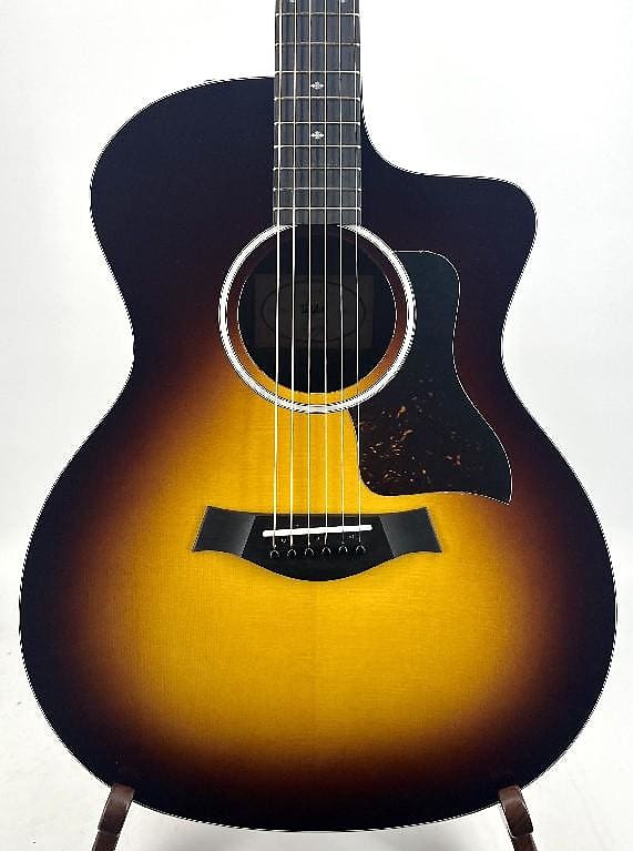 Акустическая гитара Taylor 214CE-DLX Grand Auditorium Acoustic Electric Guitar Serial: 2207273092