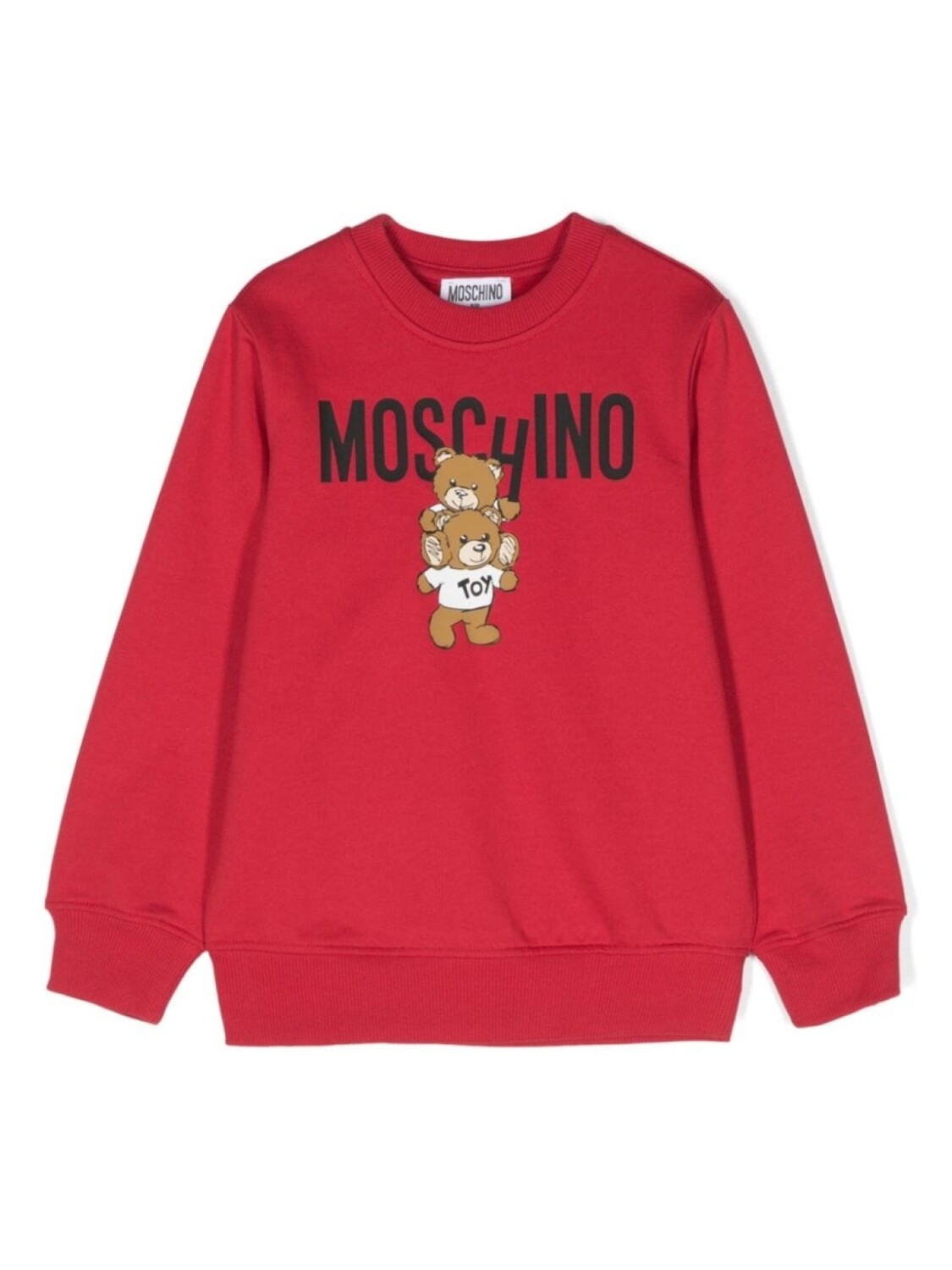

Moschino Kids толстовка с принтом «Медвежонок Тедди», красный