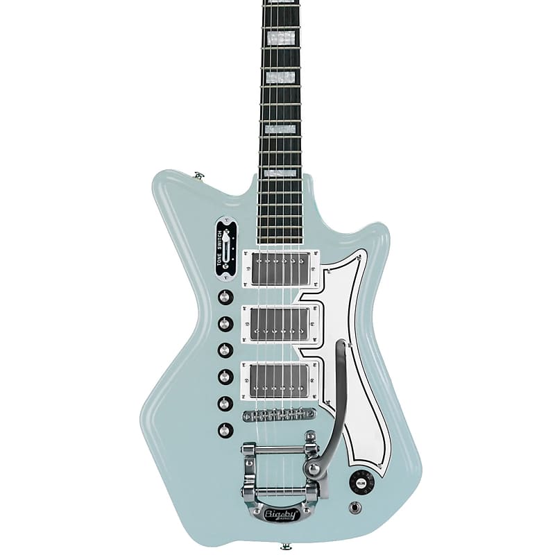 

Электрогитара Airline Guitars '59 3P DLX - Ice Blue Metallic - Vintage Reissue Offset Electric - NEW!