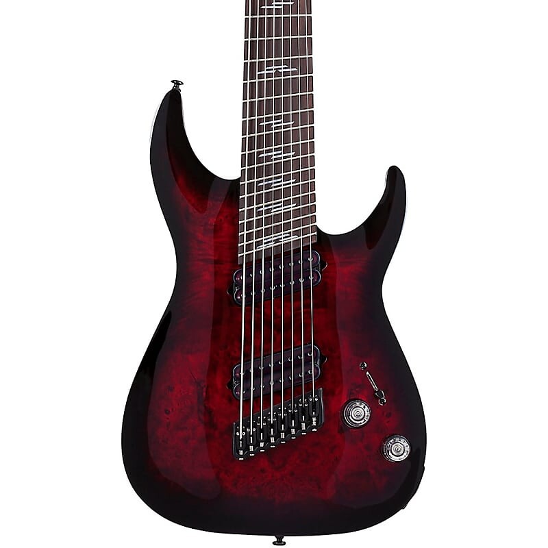 

Электрогитара Schecter Guitar Research Omen Elite-8 MS Electric Black Cherry Burst