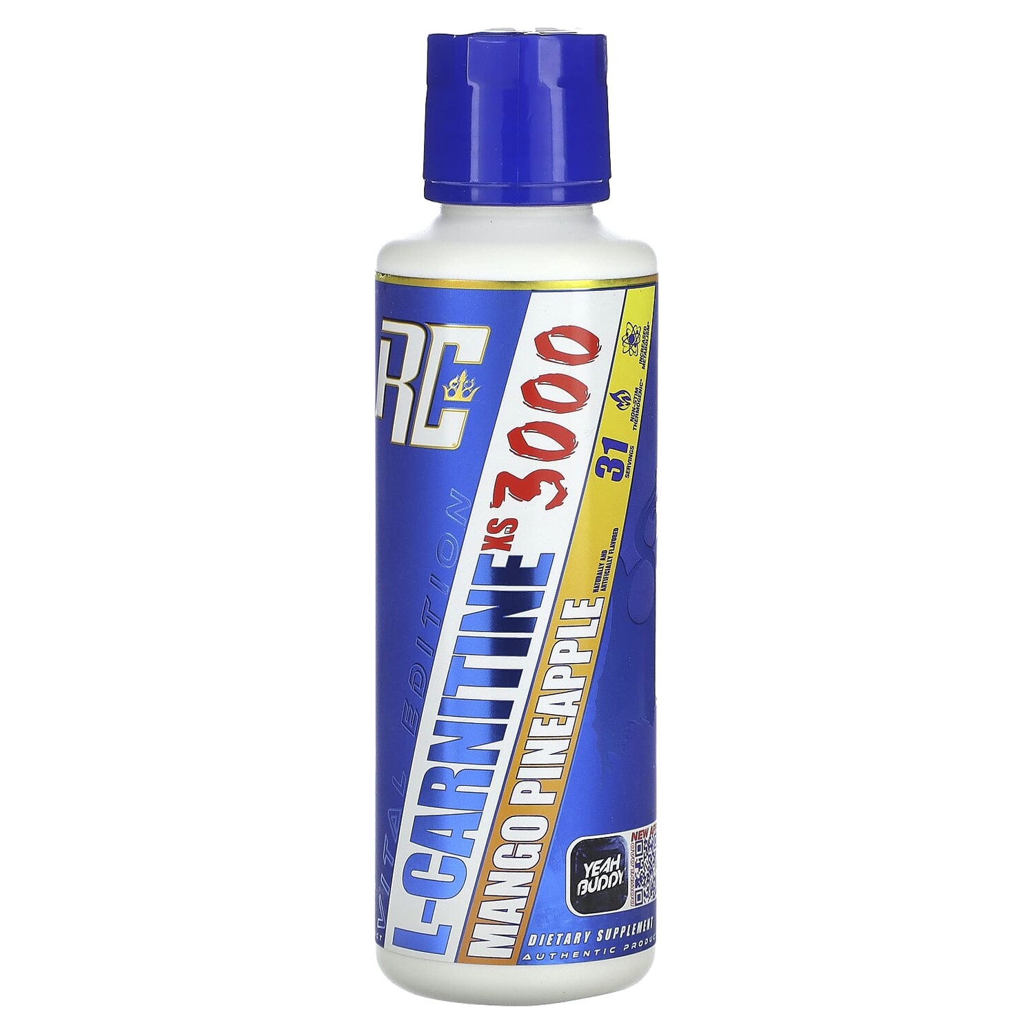 

Vital Edition, L-карнитинXS 3000, манго и ананас, 473,28 мл (16 жидк. Унций), Ronnie Coleman