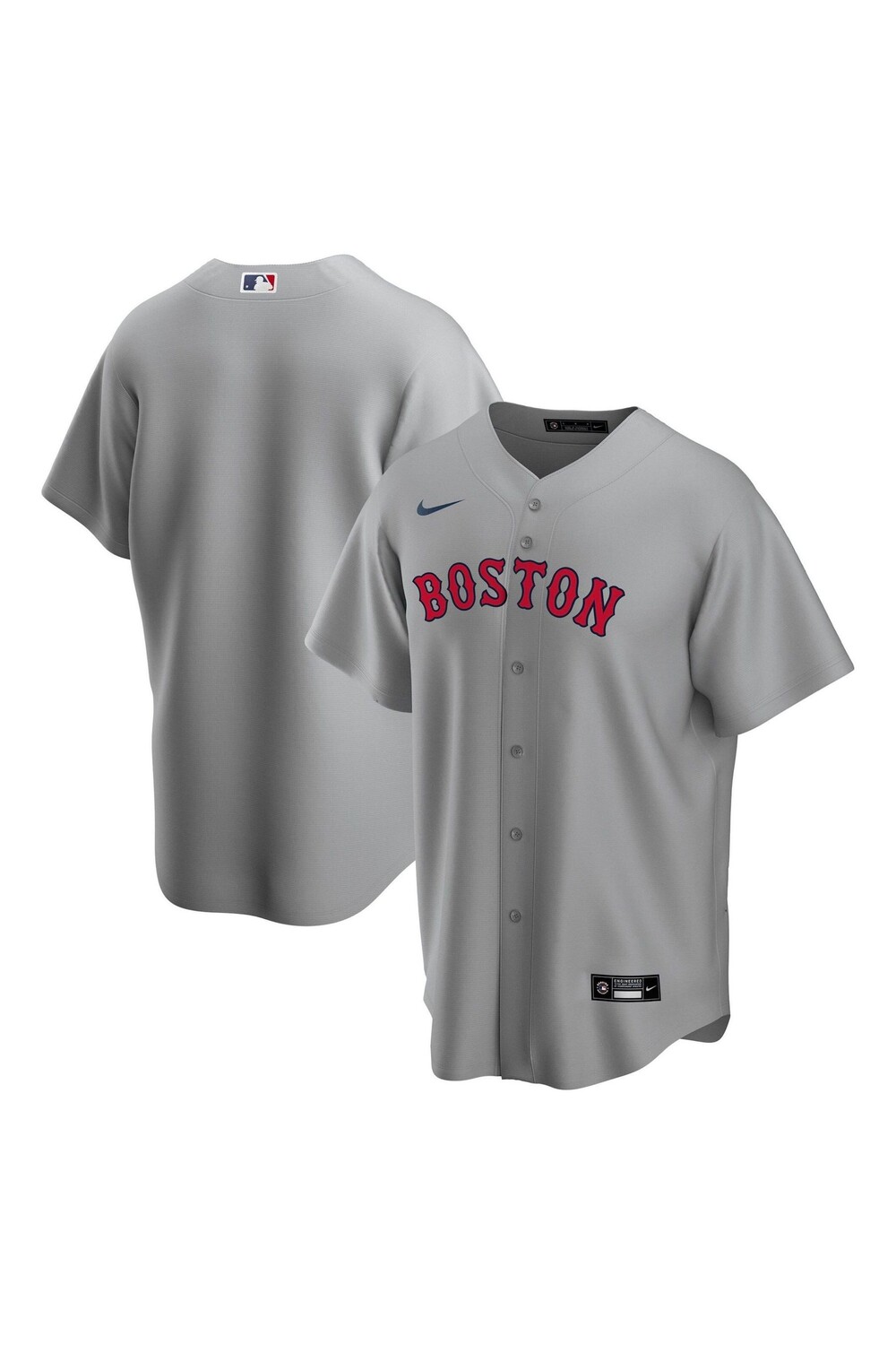 

Красная официальная реплика футболки Boston Sox Road Nike, серый, Красный