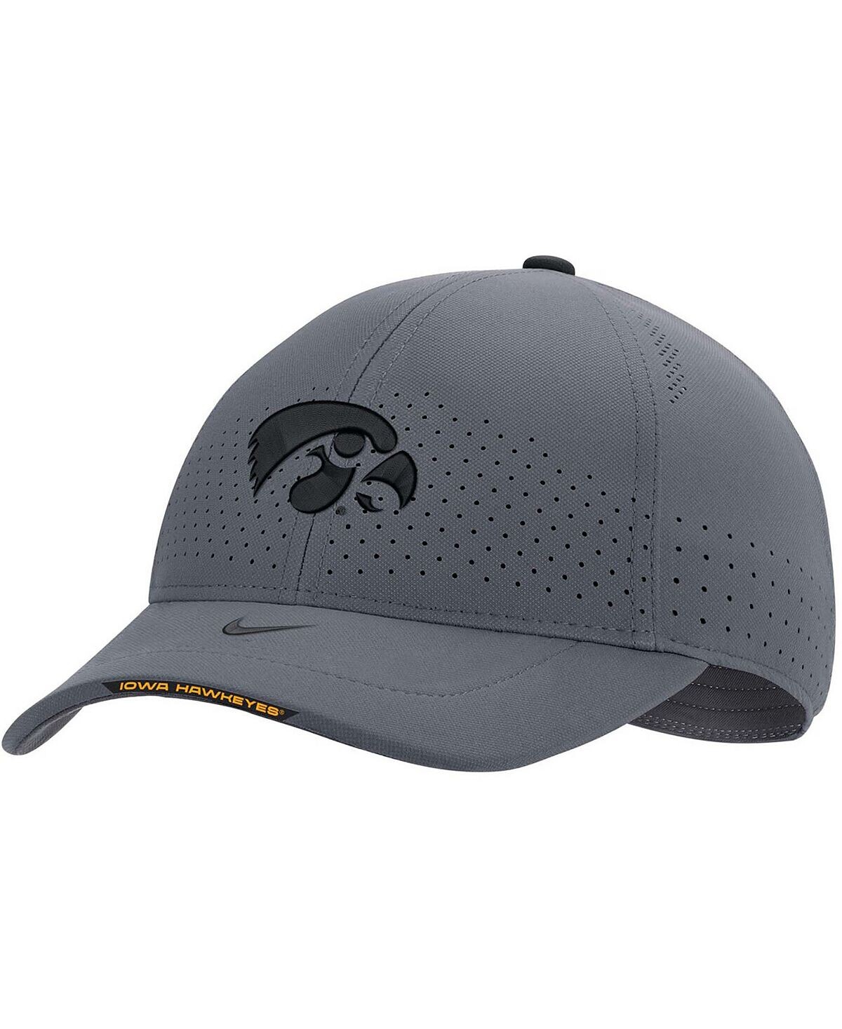 

Мужская серая кепка Iowa Hawkeyes 2021 Sideline Classic99 Performance Flex. Nike