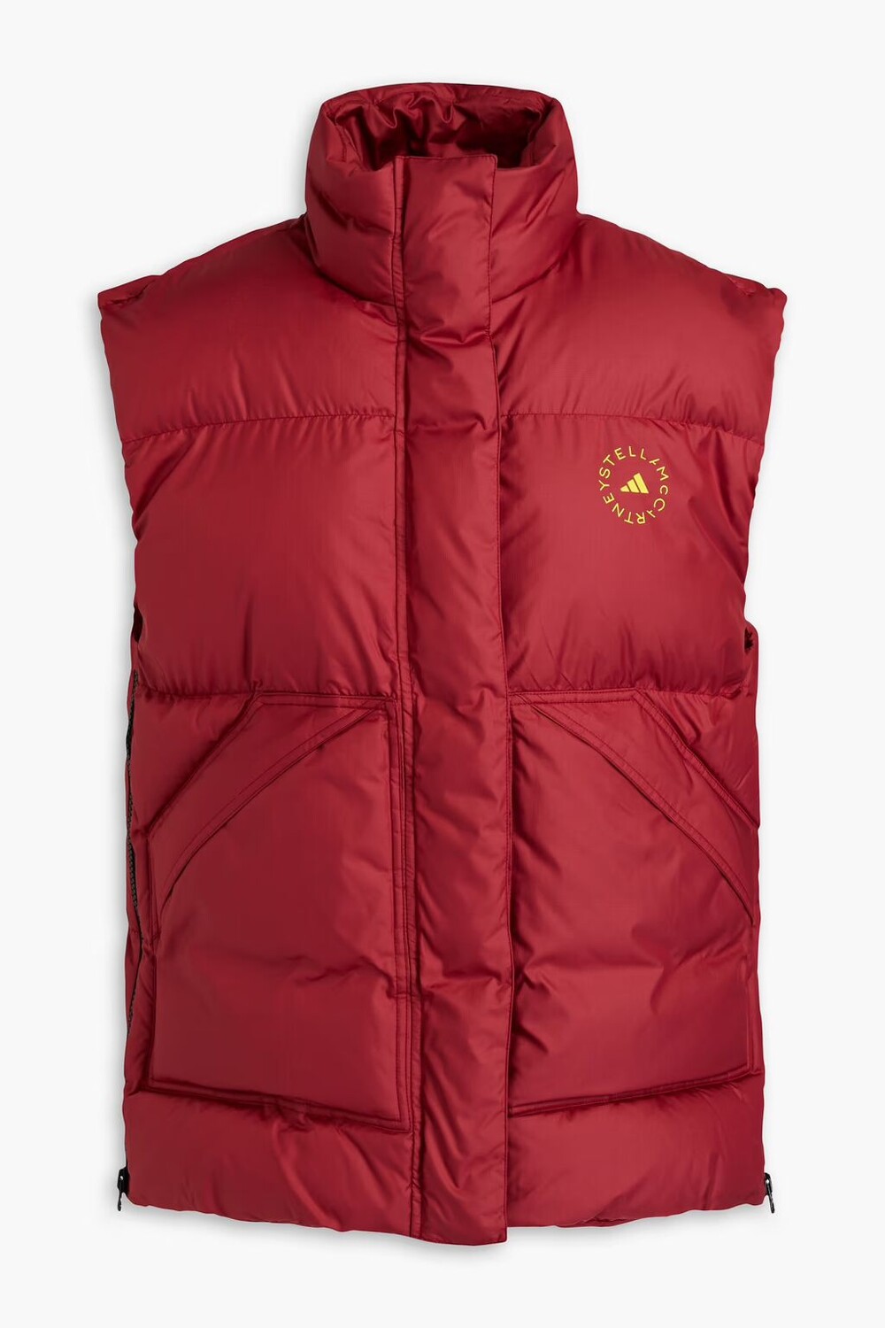 

Жилет из рипстопа с молнией Adidas By Stella Mccartney, кирпич