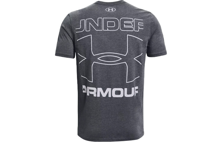 

Брендированная футболка мужская серая Under Armour, серый
