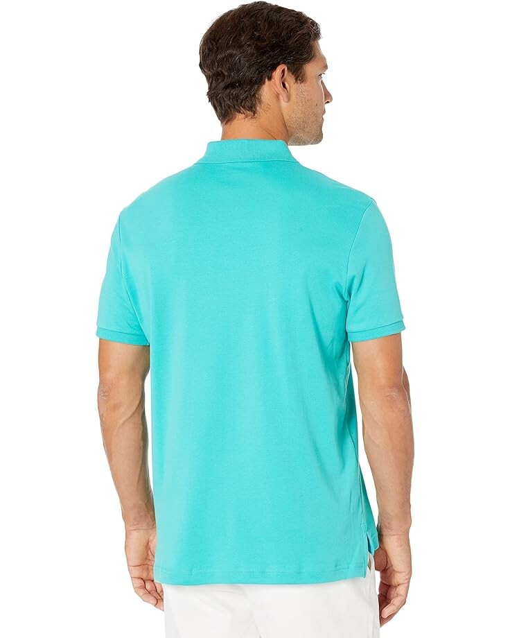 

Поло U.S. POLO ASSN. Solid Interlock Polo, цвет Pool Green