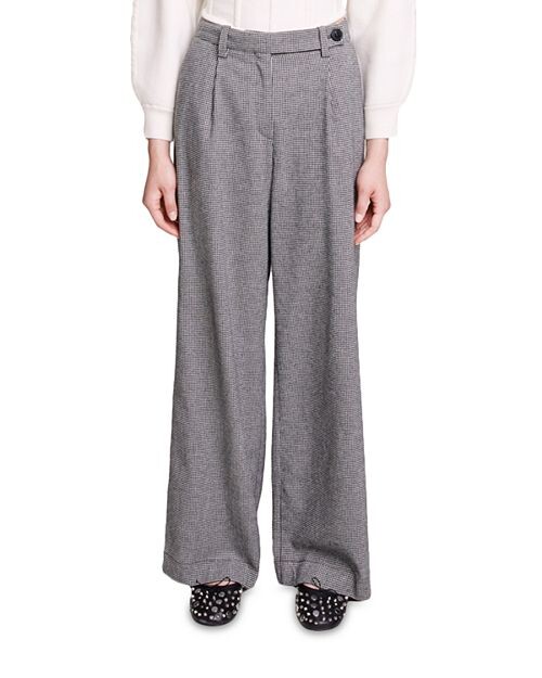

Брюки Piotto с узором «гусиные лапки» Maje, цвет Gray