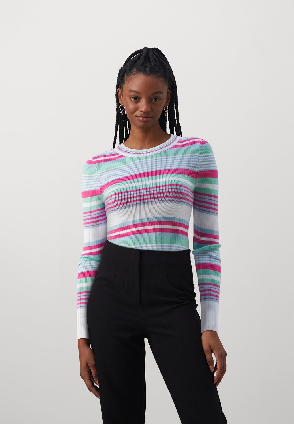 

Свитер Onlmeleka O Neck Stripe ONLY, цвет cloud dancer