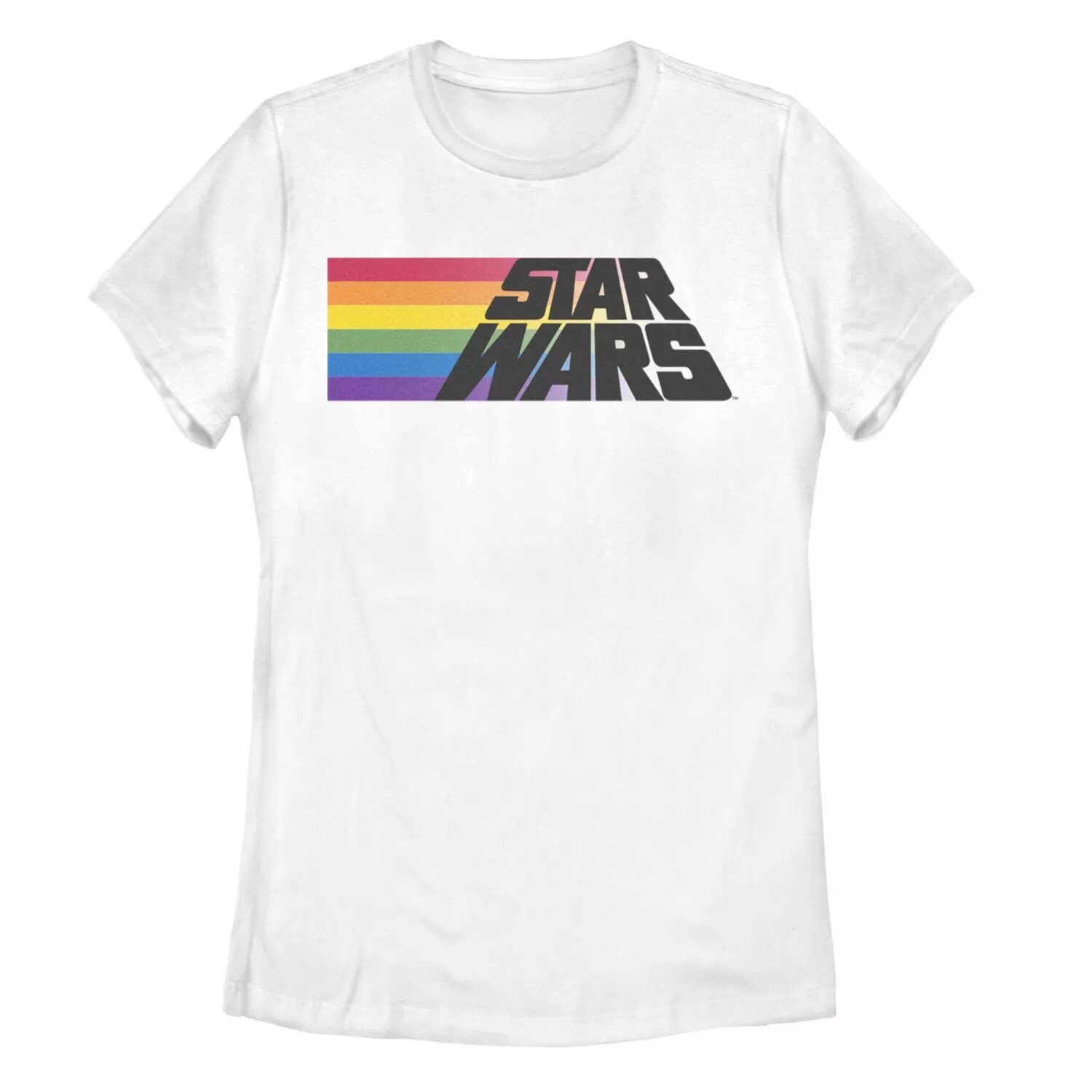 

Футболка с логотипом Junior's Star Wars в радужную полоску Licensed Character