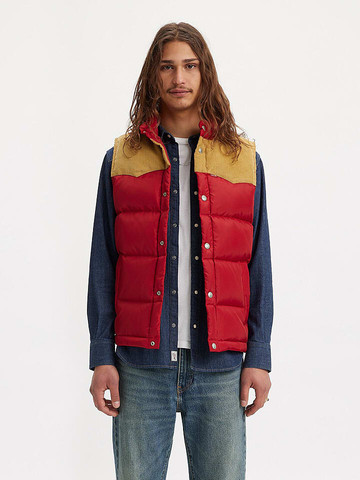 

Утепленный жилет Levi´s, цвет rot/beige