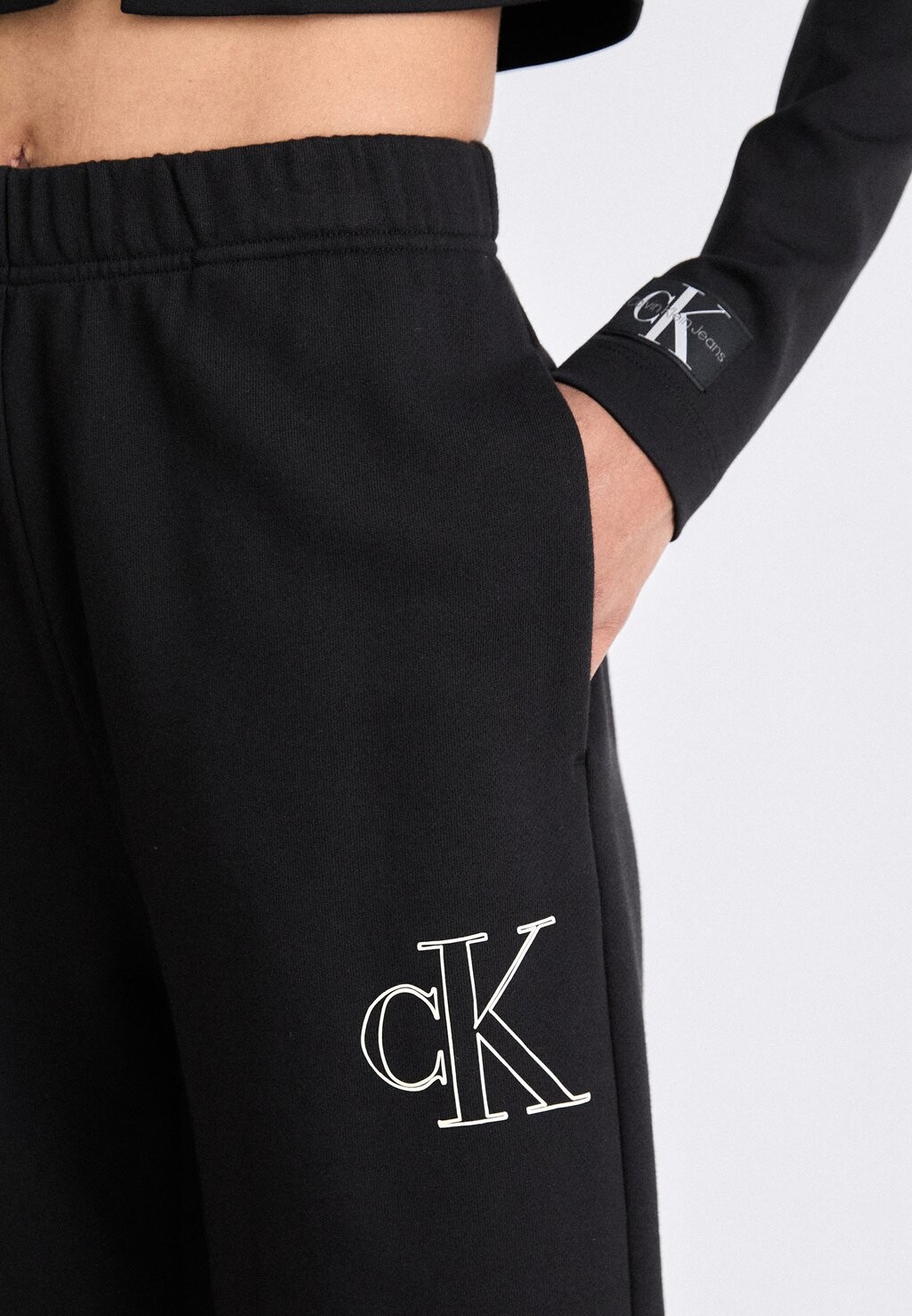 

Брюки тренировочного костюма Diffused Calvin Klein, черные
