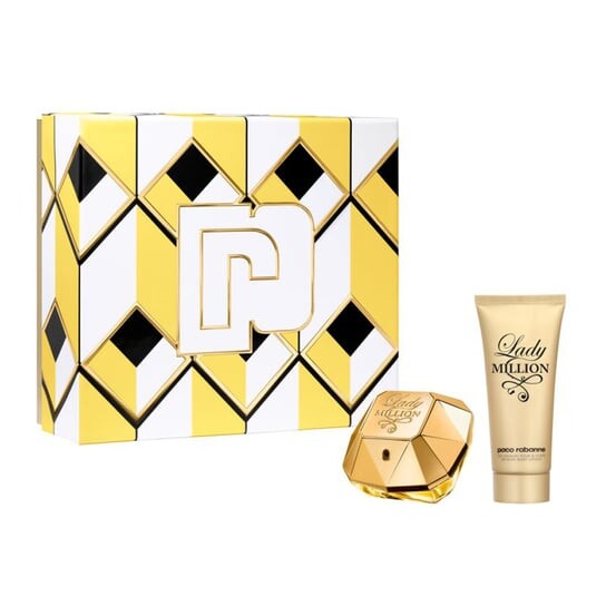 

Подарочный набор Paco Rabanne Lady Million — парфюмированная вода 80 мл + лосьон для тела 100 мл 1