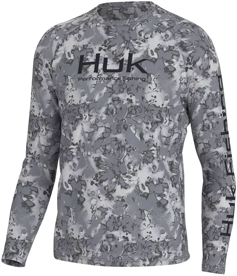 Huk Мужская футболка Pursuit Crew Fin Flats с короткими рукавами цена и фото