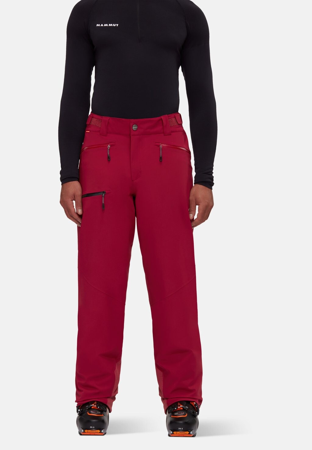 

Лыжные брюки Stoney Mammut, цвет blood red