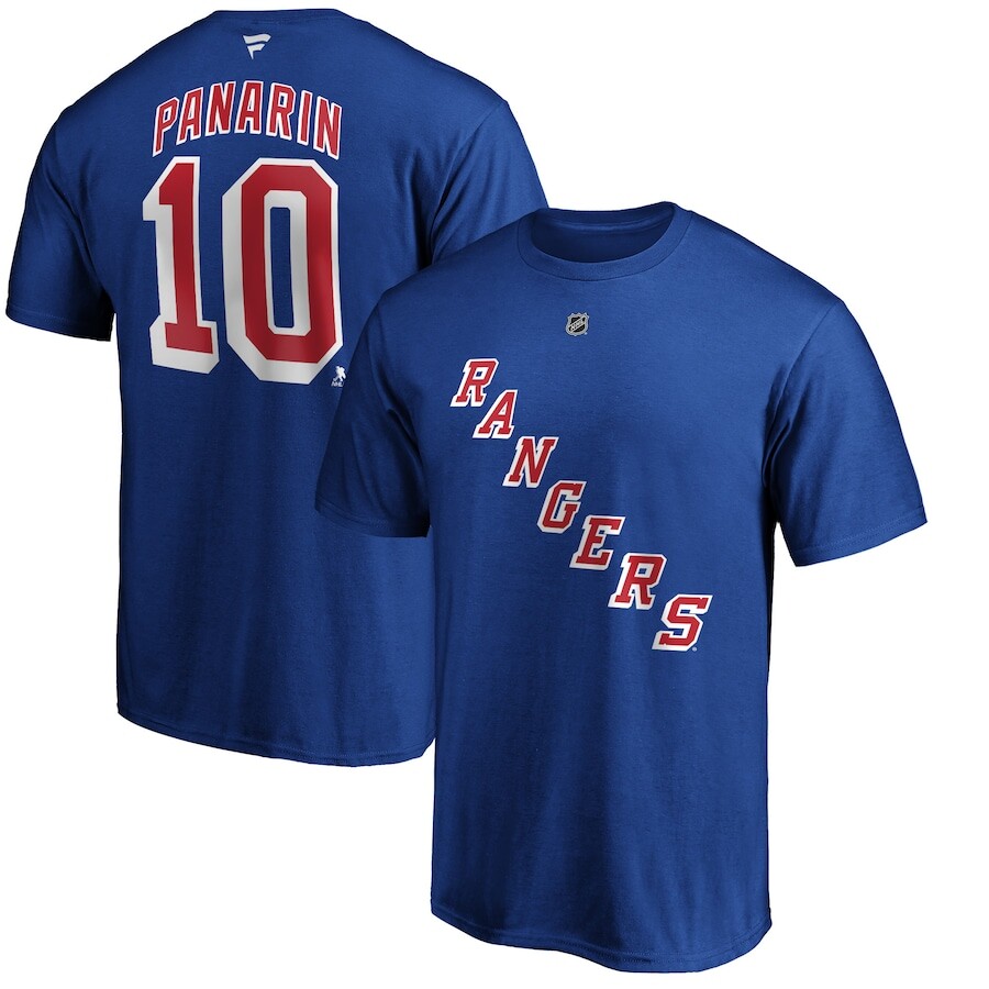 

Футболка с именем и номером Fanatics Branded New York Rangers, роял
