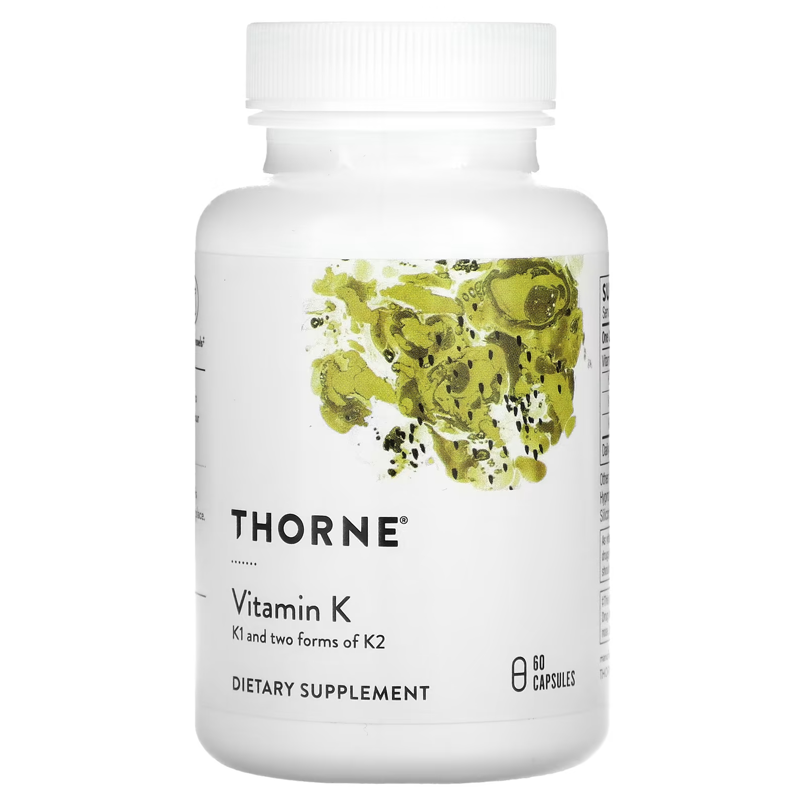 Thorne Витамин К 60 капсул futurebiotics triple play витамин к 60 капсул