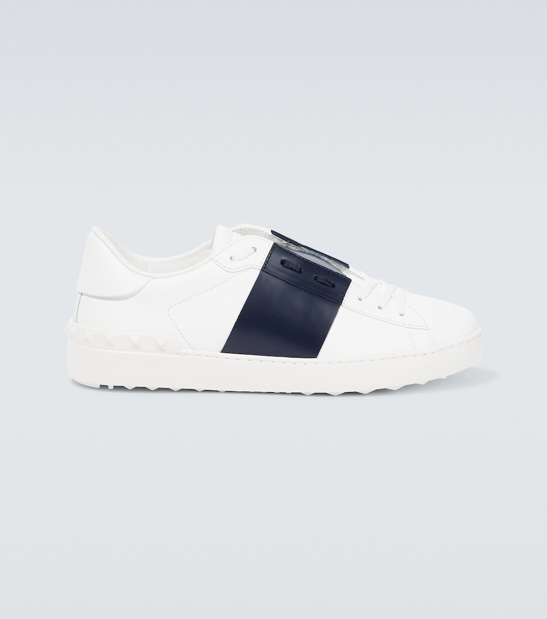 

Открытые кожаные кроссовки Valentino Garavani, белый
