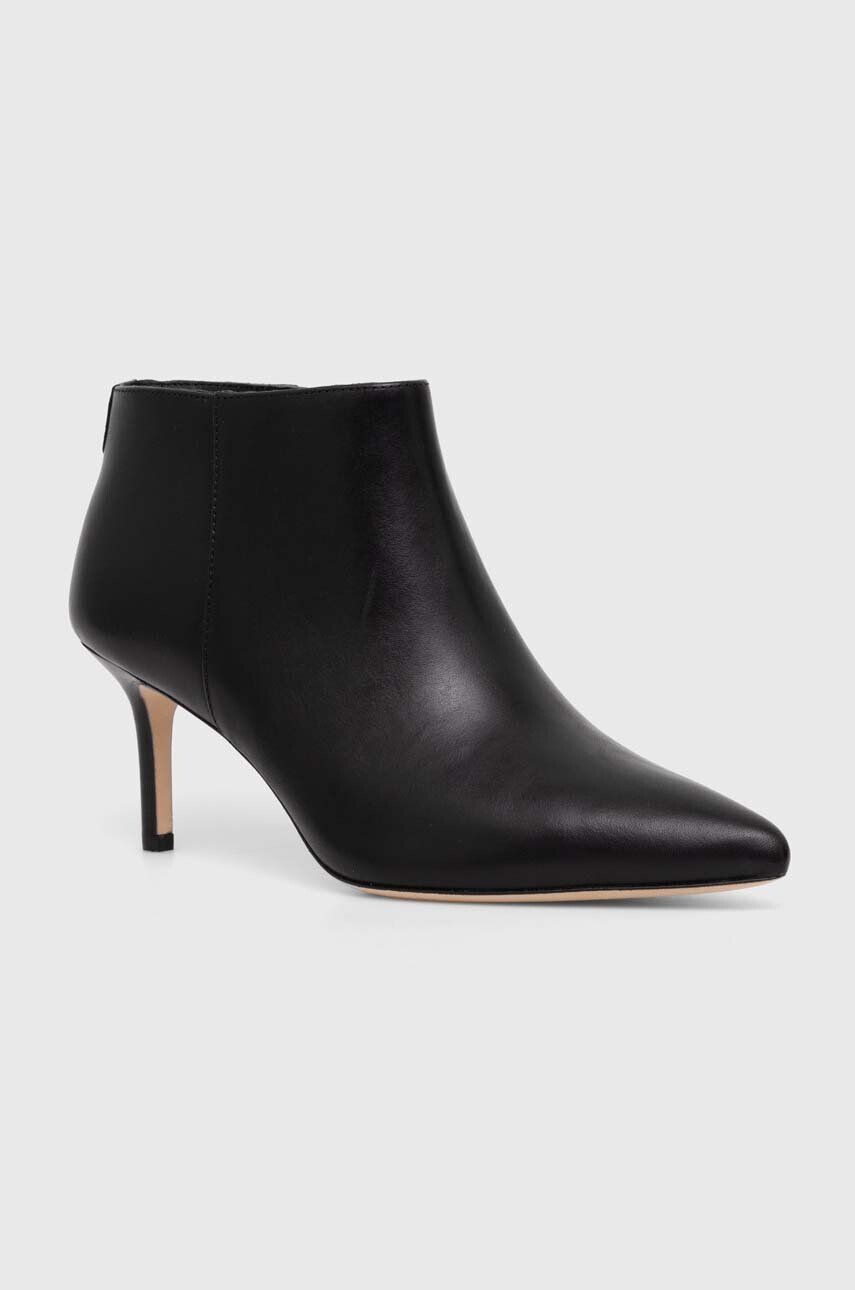 

Кожаные ботильоны Lauren Ralph Lauren Lizzie до щиколотки, черный