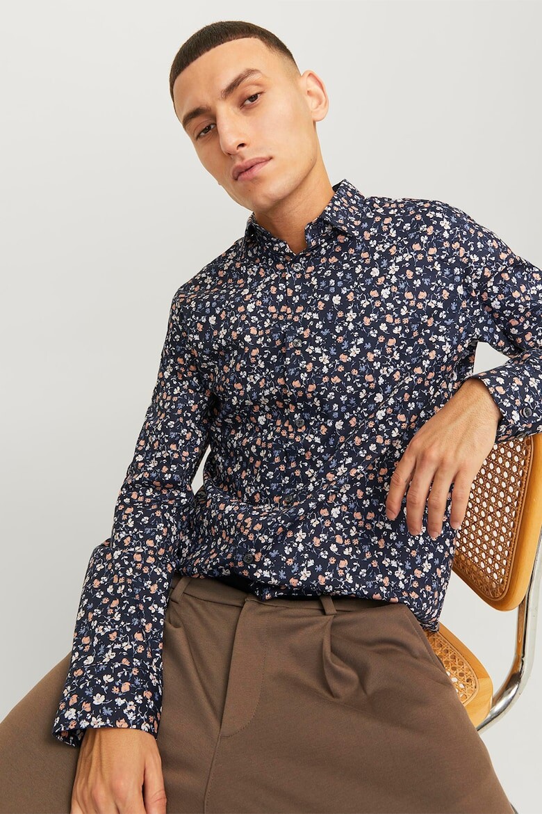 

Рубашка с цветочным принтом Jack & Jones, белый