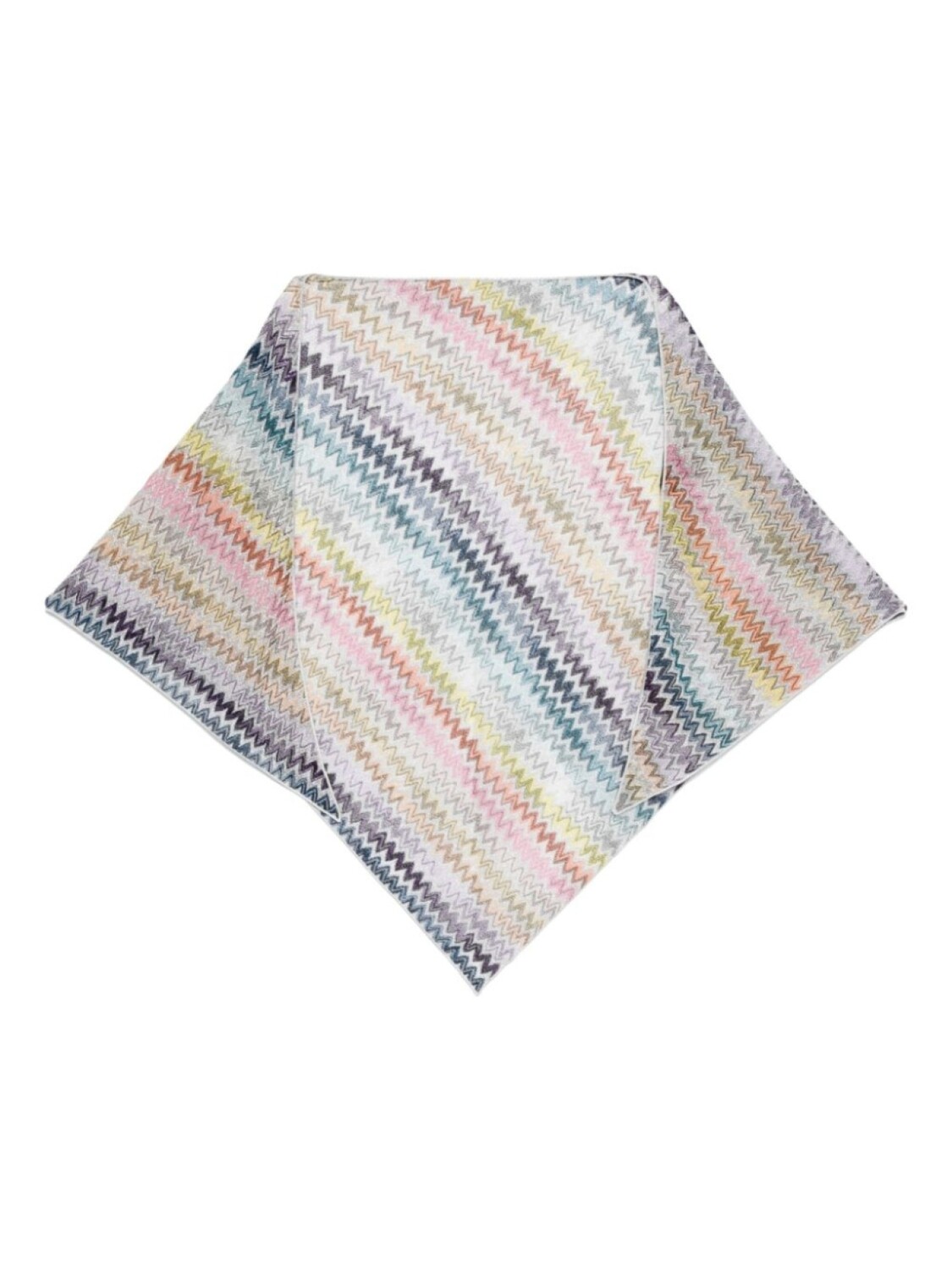 

Шарф Missoni с узором «зигзаг», серый
