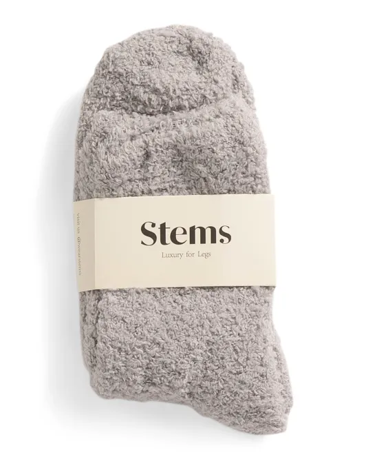 

Плюшевые уютные носки Stems, серый