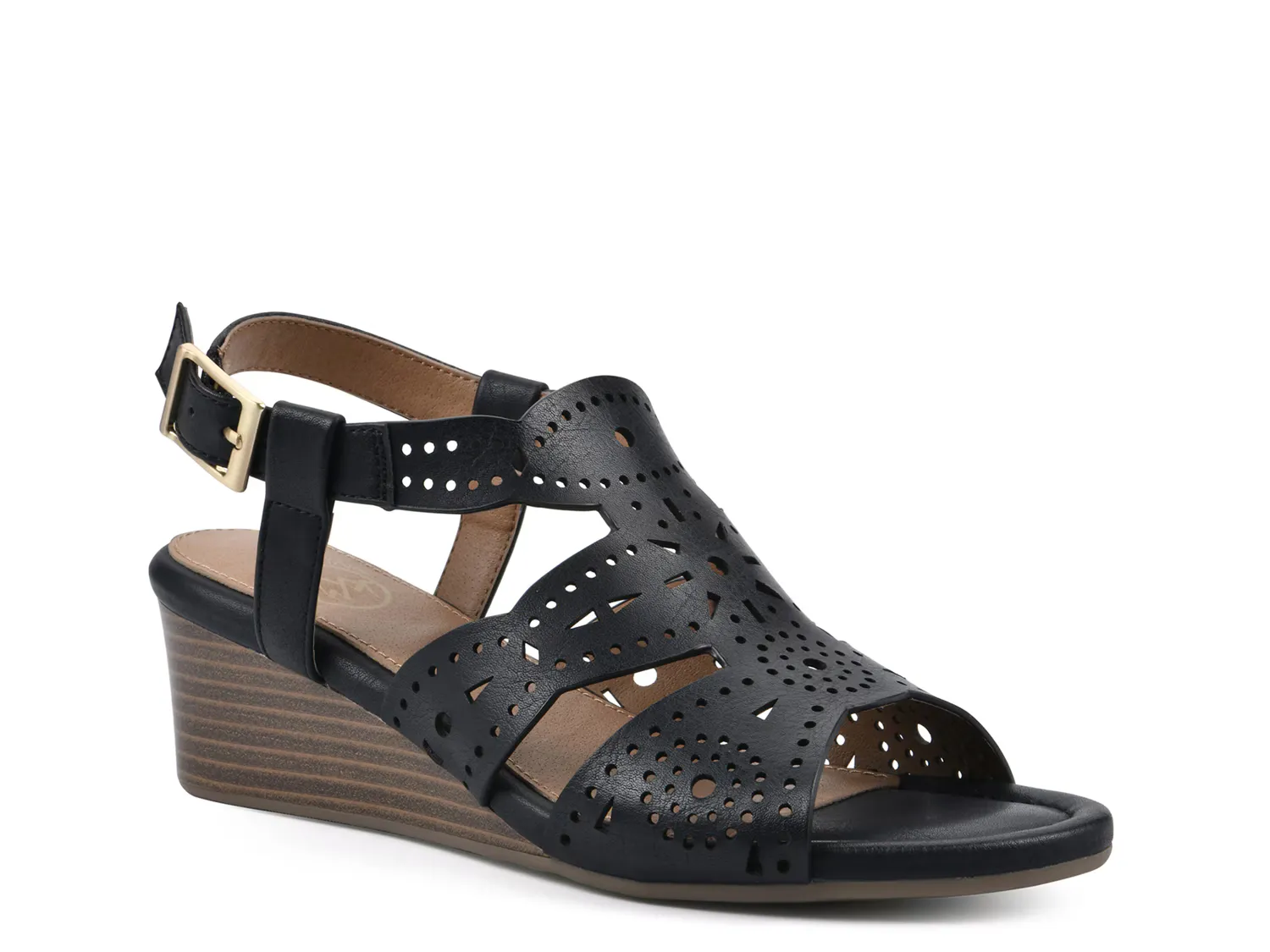 

Сандалии Brush Up Wedge Sandal White Mountain, черный