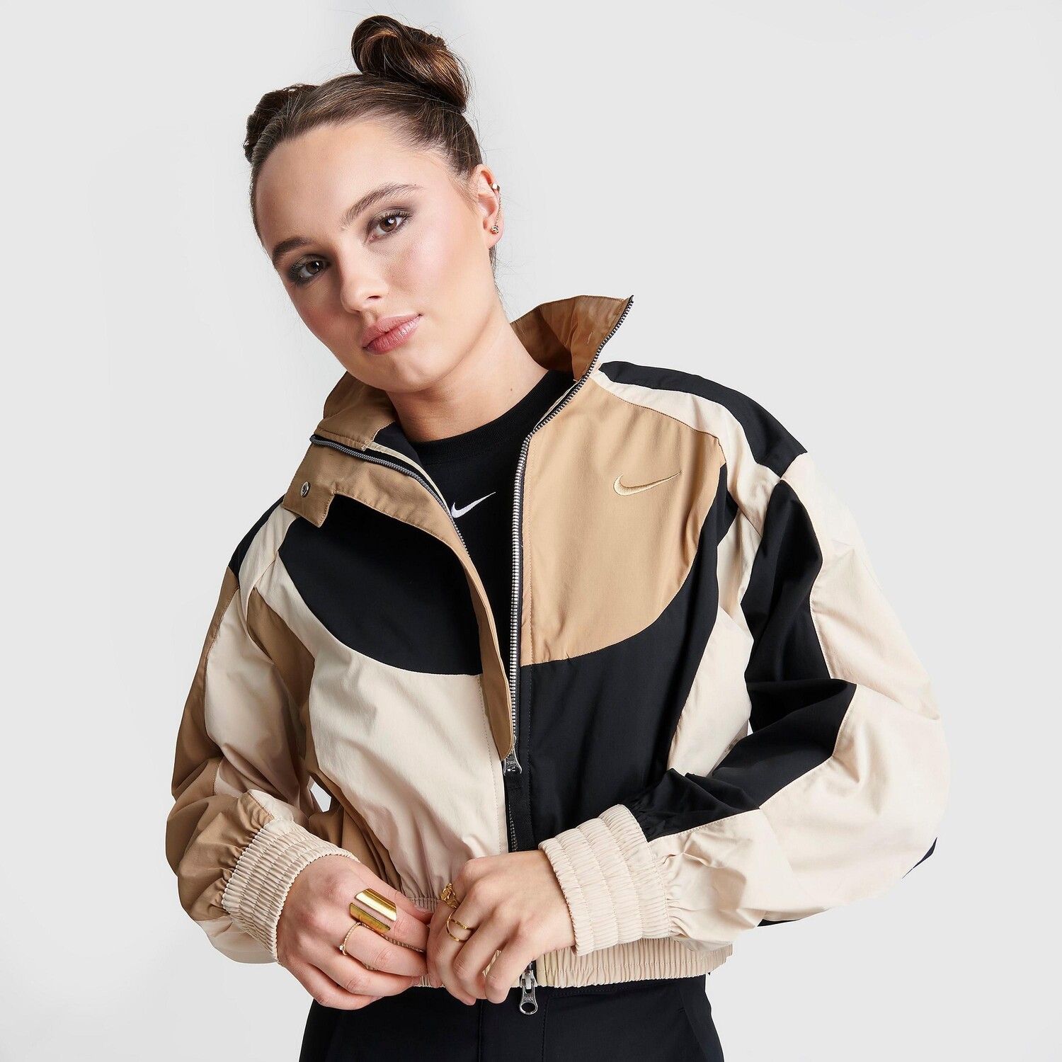 

Женская тканая куртка Nike Sportswear Collection, бежевый