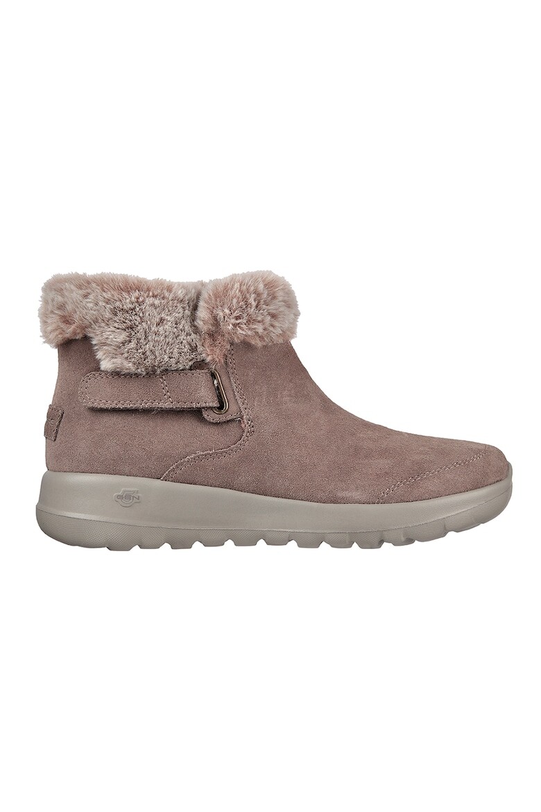 

Ботинки On The Go Joy из нубука Skechers, коричневый