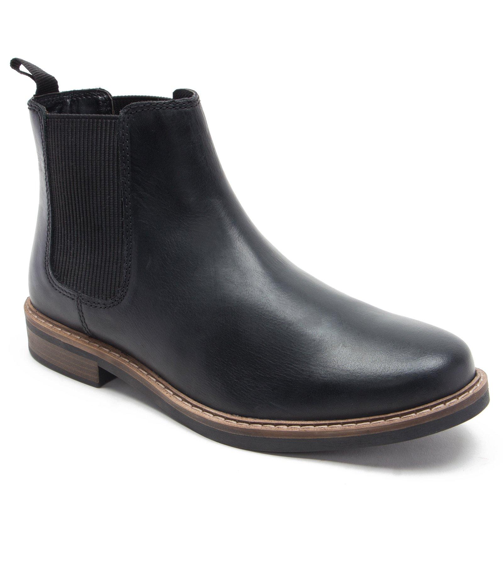 Мужские кожаные ботинки челси в строгом стиле 'Bamford' Thomas Crick, черный мужские кожаные ботинки с бархатной подкладкой с высоким берцем