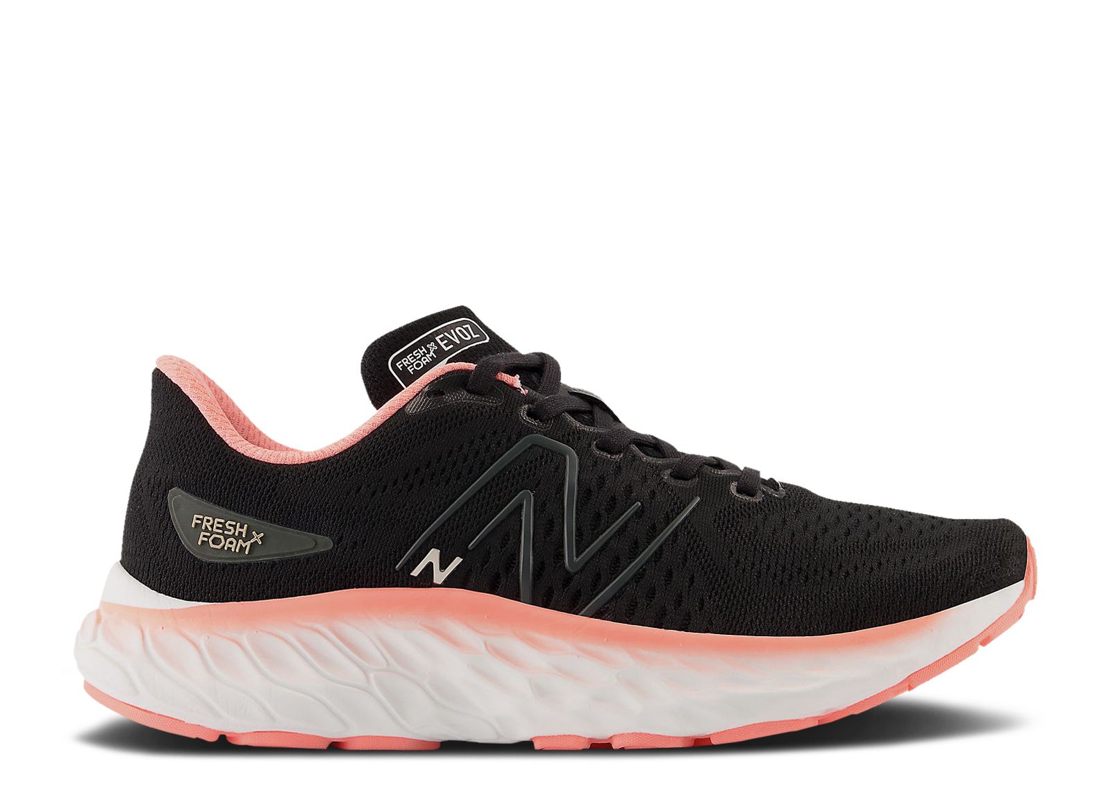 

Кроссовки New Balance Wmns Fresh Foam X Evoz V3 Wide 'Black Grapefruit', черный