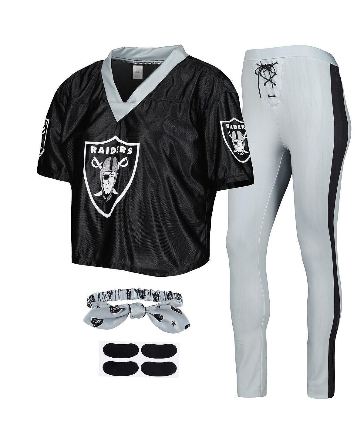 

Женский черный костюм для сна Las Vegas Raiders Game Day Jerry Leigh, черный