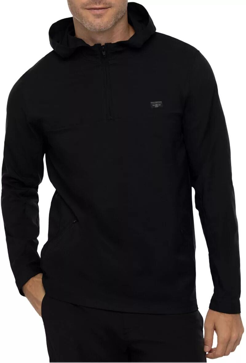 

Мужская куртка для гольфа TravisMathew Ancient Ruins на молнии 1/4, черный