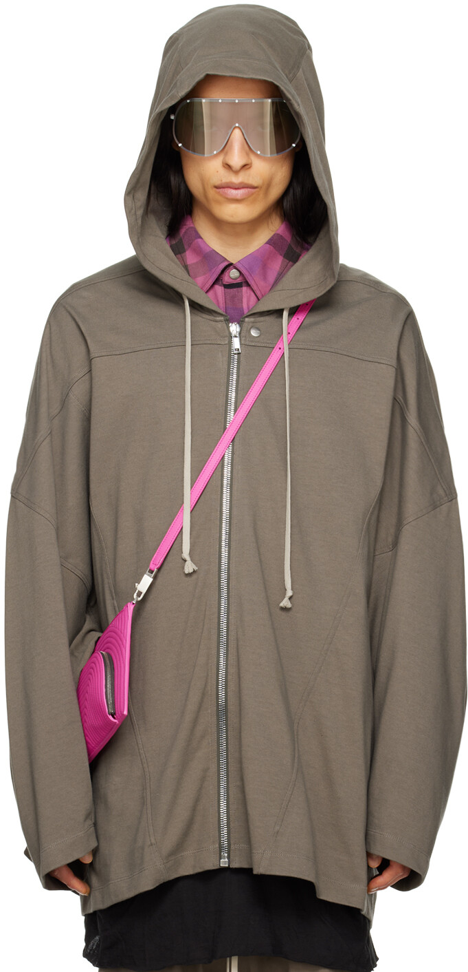 

Серый худи Jumbo Peter Rick Owens
