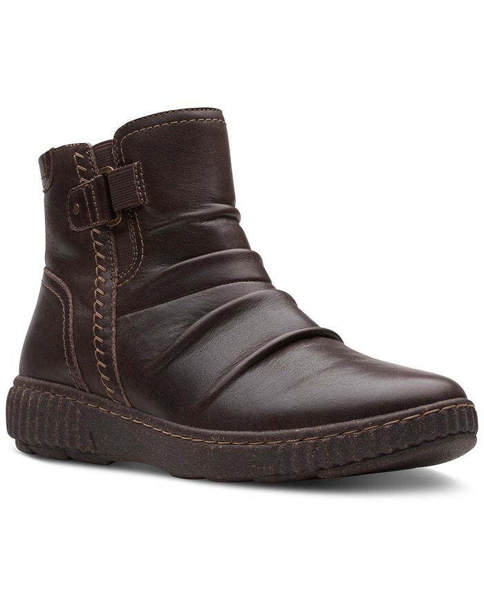 

Женские ботильоны Caroline Orchid со сборками Clarks, коричневый