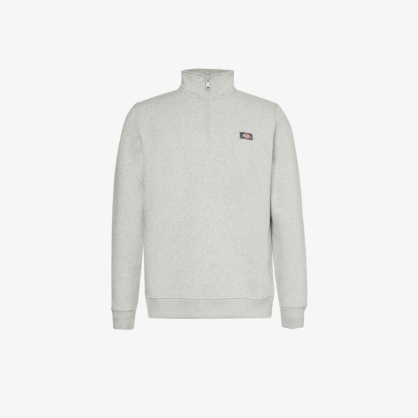 

Толстовка oakport с молнией в четверть из смесового хлопка Dickies, серый