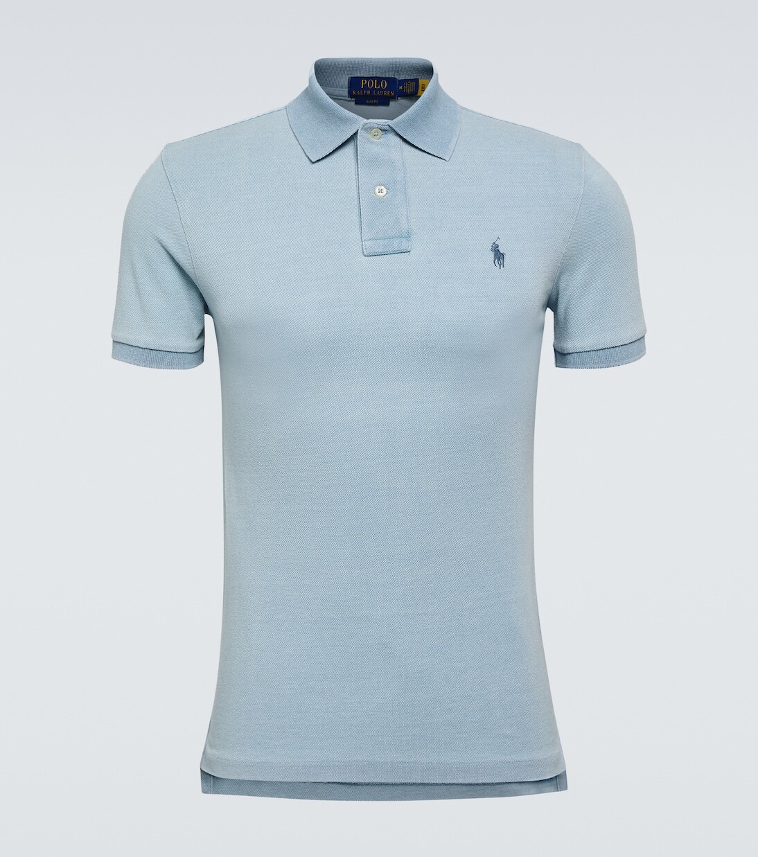 

Хлопковая рубашка-поло Polo Ralph Lauren, синий