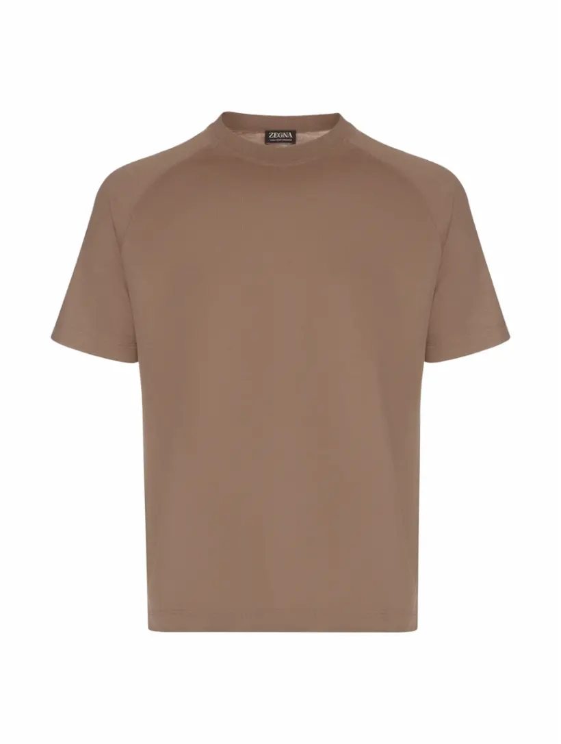 

Шерстяная футболка Zegna, зелёный