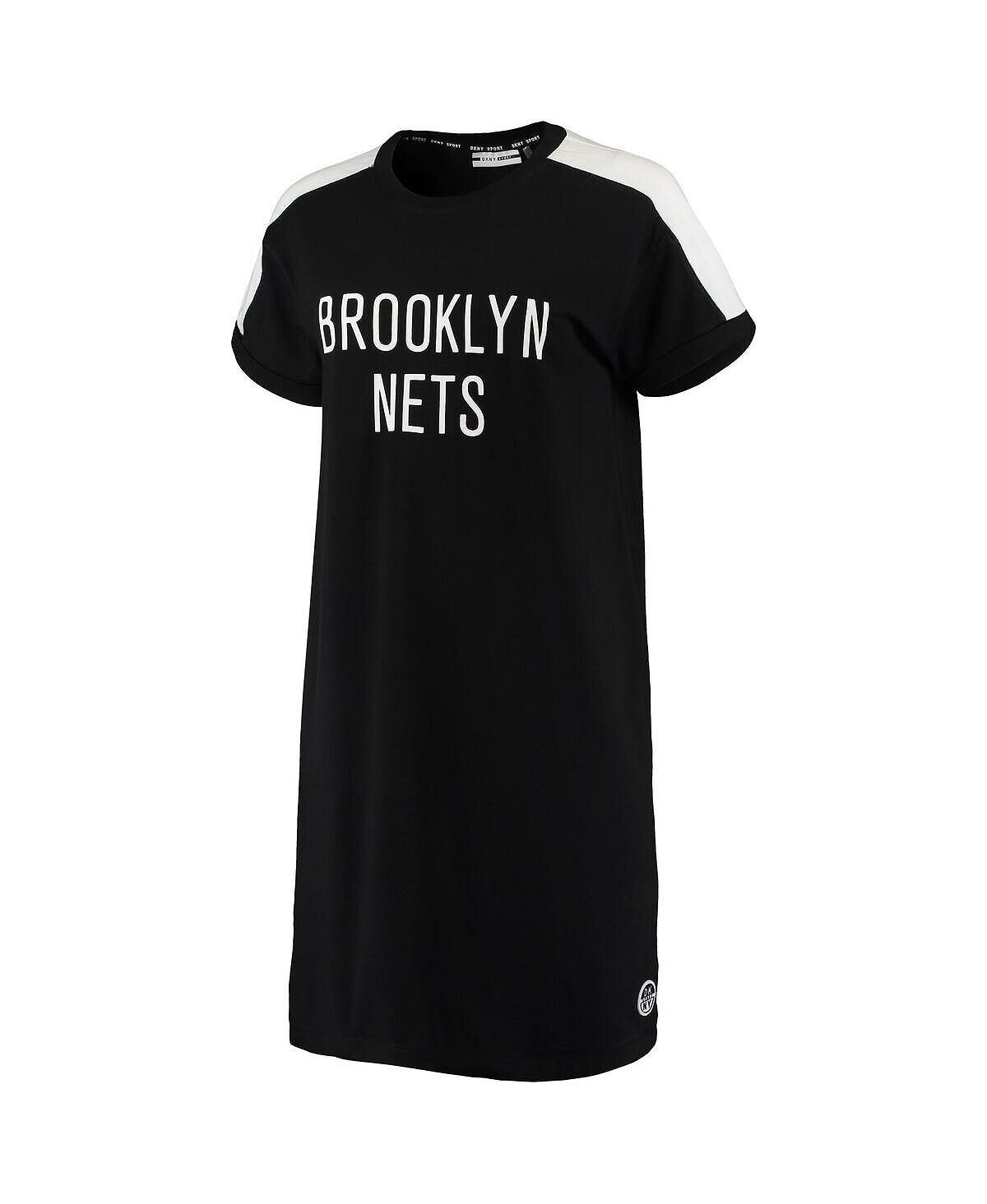 

Черное женское платье-кроссовки Brooklyn Nets Robin DKNY, черный