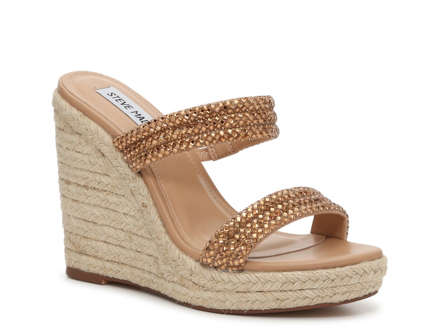 

Эспадрильи Steve Madden Upton на танкетке, бронзовый