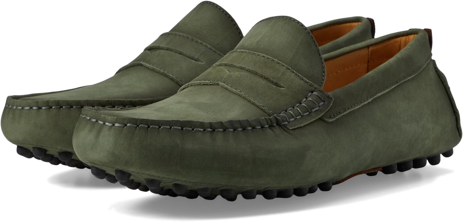 

Лоферы Nubuck Penny Driver Massimo Matteo, цвет Verde