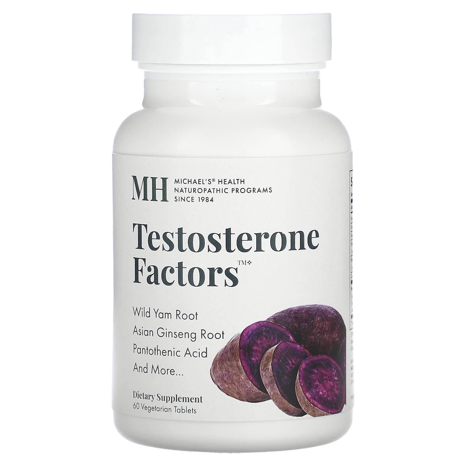 

Testosterone Factors, 60 вегетарианских таблеток, Michael's Naturopathic