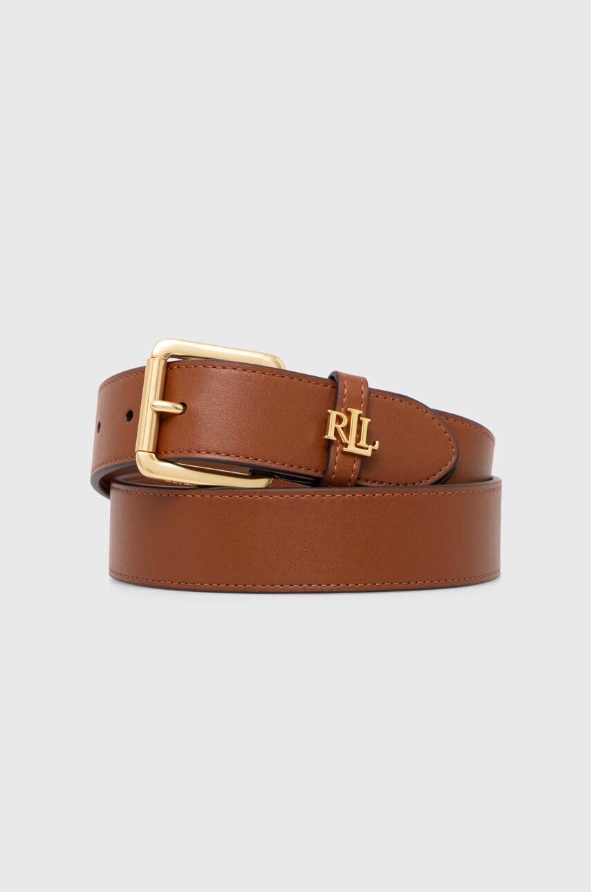 

Кожаный ремень Lauren Ralph Lauren, коричневый