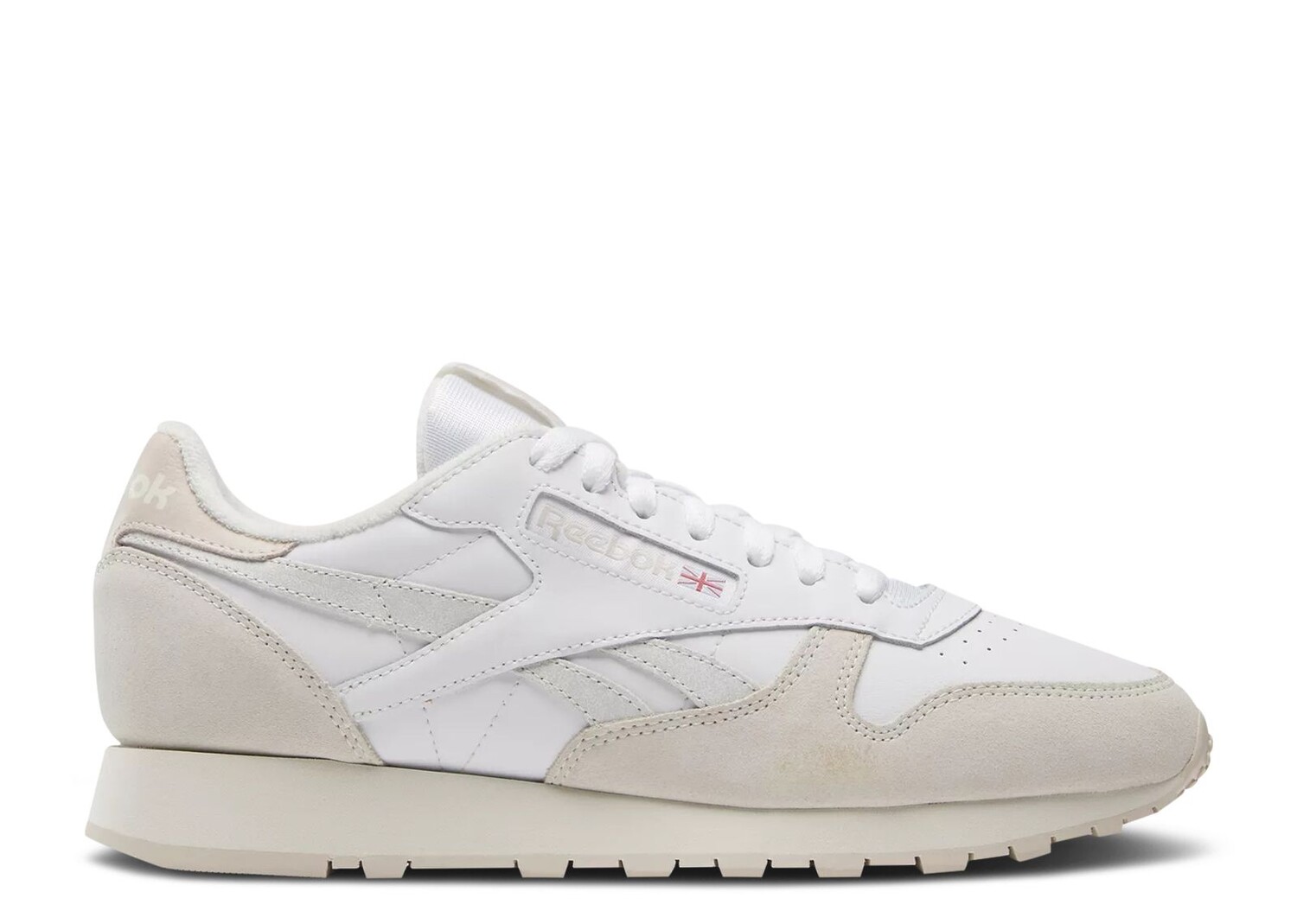 

Кроссовки Reebok Classic Leather 'White Stucco', белый, Белый;серый